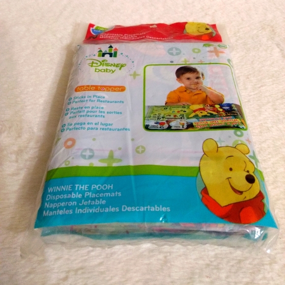 Disney Winnie the Pooh Table Toppers (50) Disposable Placemats Stick On - Picture 5 of 5